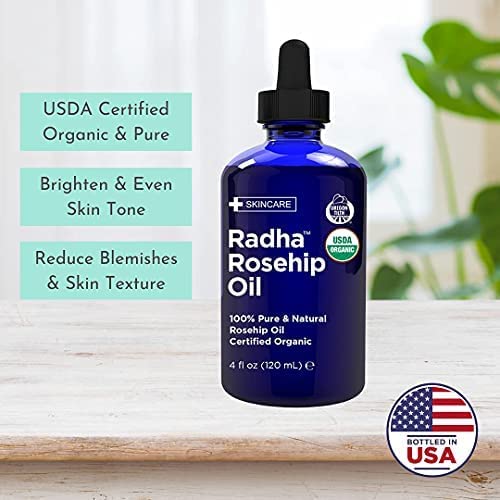 Radha Beauty Cuidado de uñas con aceite de rosa mosqueta para fortalecer uñas