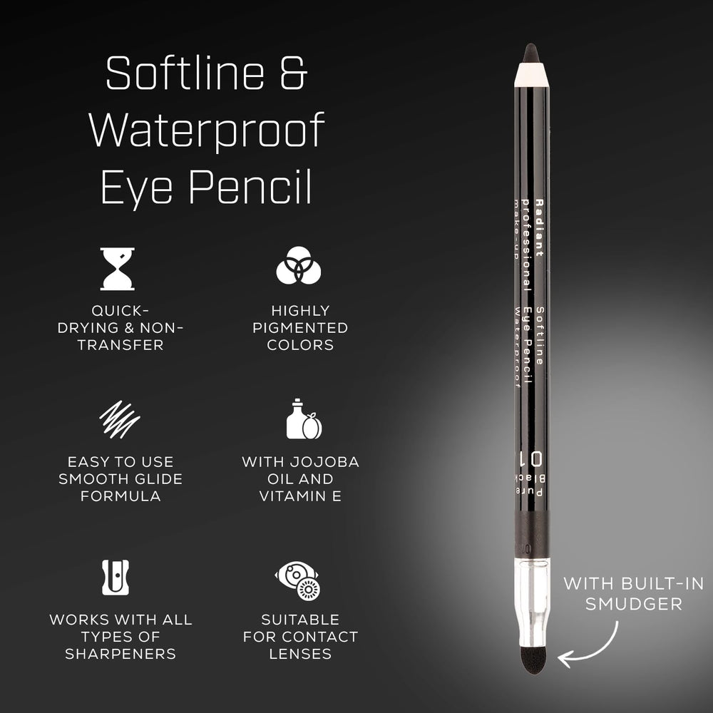 Radiant Professional Make Up fórmula con jojoba y vitamina E para confort.