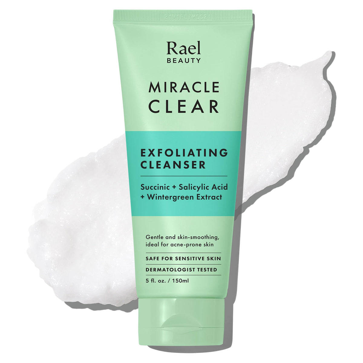 Rael Miracle Clear limpiador facial en espuma para una limpieza suave diaria