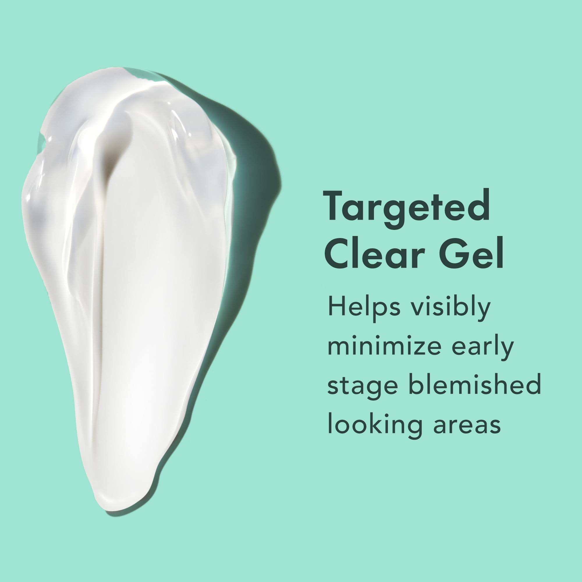 Succinic acid in Rael gel targets early blemish appearance.