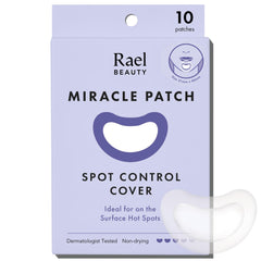 Rael parche espinilla aplicado en piel, absorbe exceso de aceite