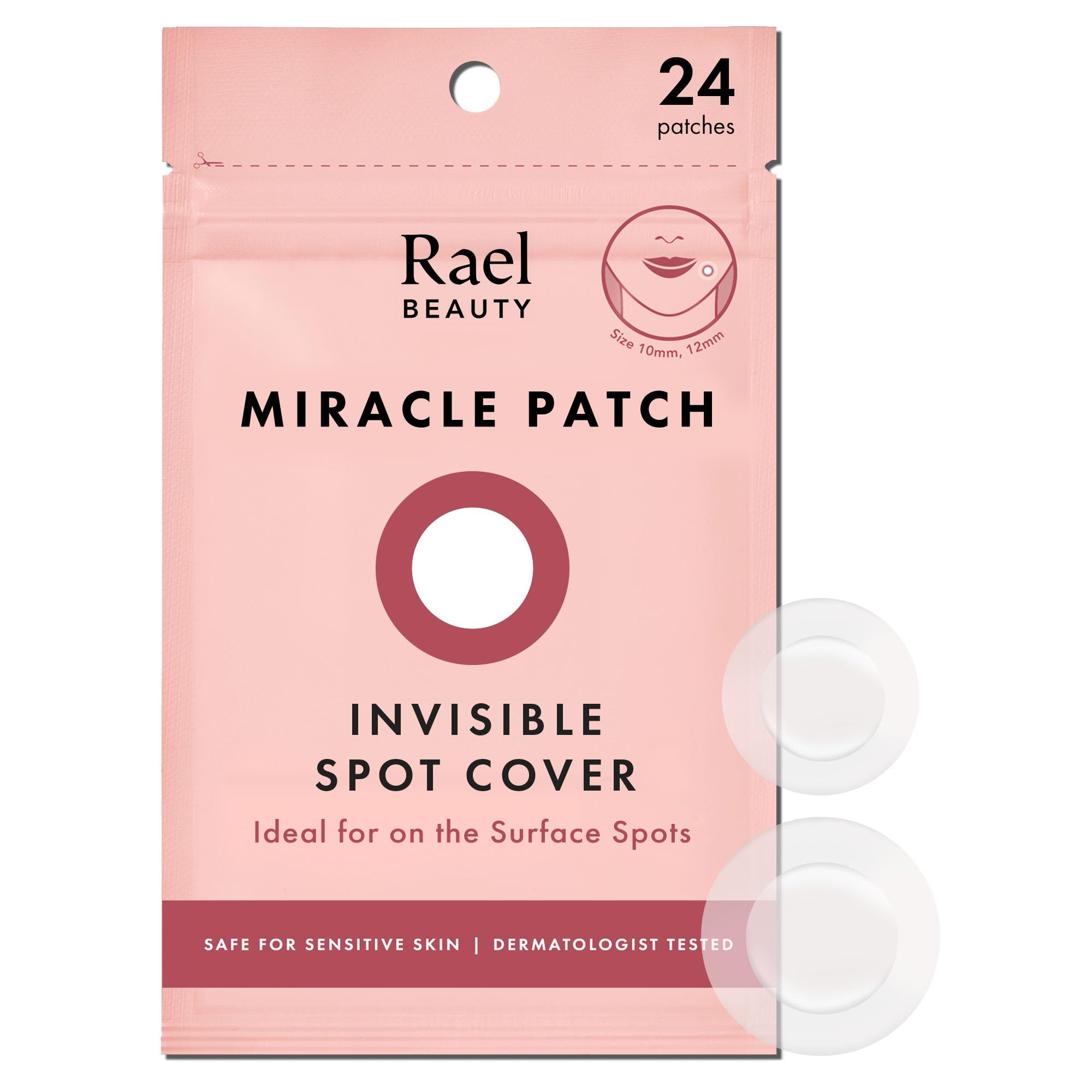 Rael parches acné 10mm cubren imperfecciones discretas