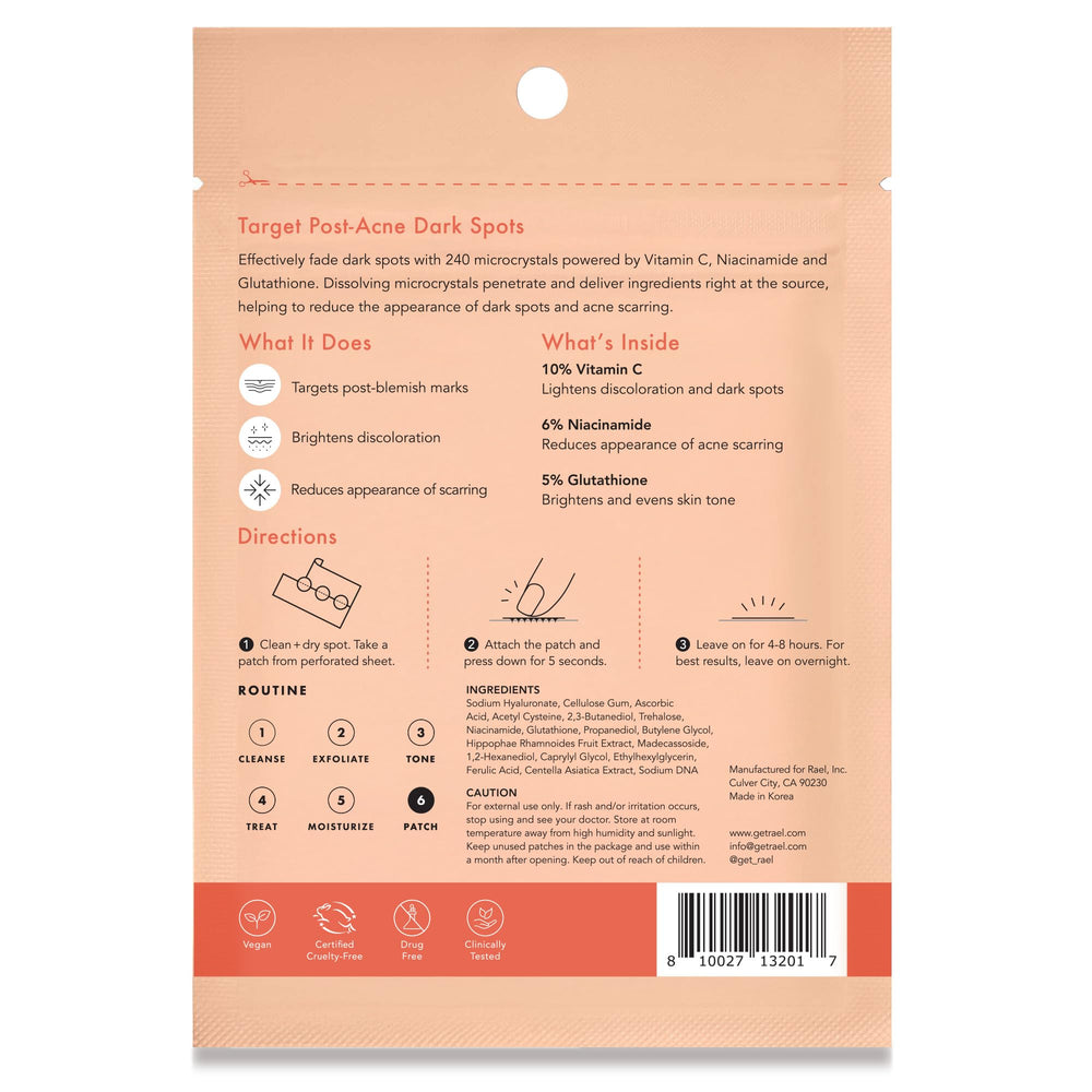 Rael Pimple Patches used in a Korean-inspired routine for clear skin.