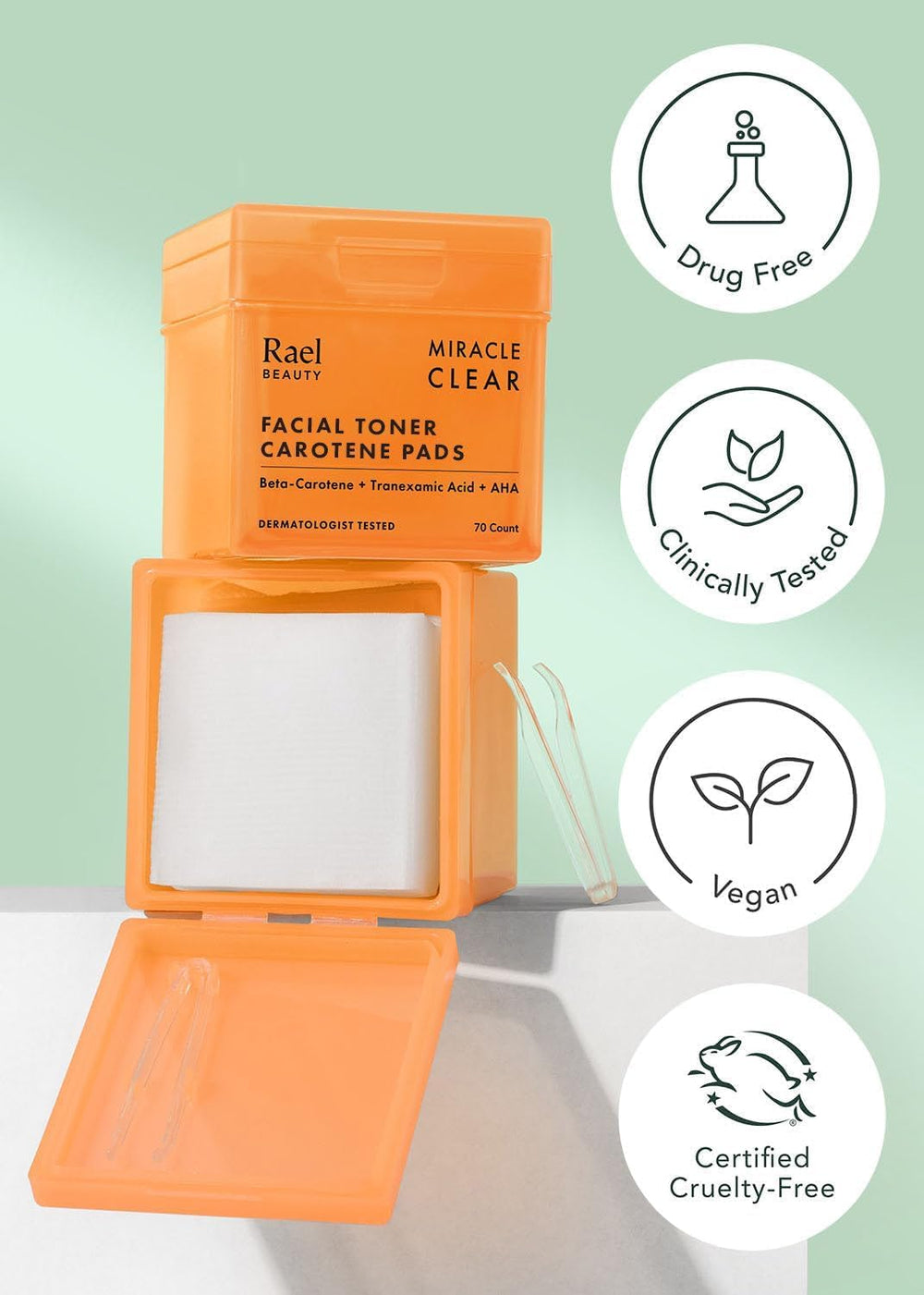 Rael Toner Pads: ocho tipos de ácido hialurónico para hidratación profunda