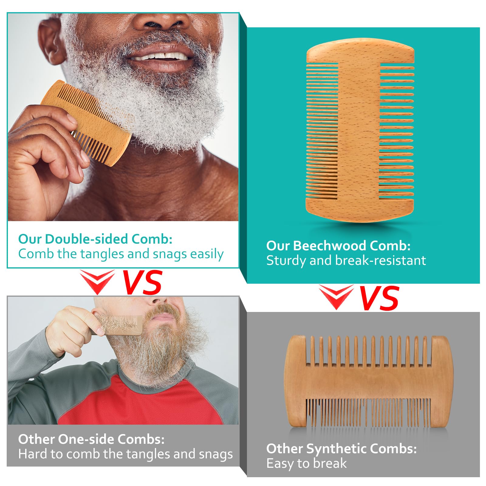 RAFFIN Champú para barba: limpieza suave y fresca