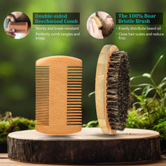 RAFFIN Peine para barba: diseño compacto para definir y peinar
