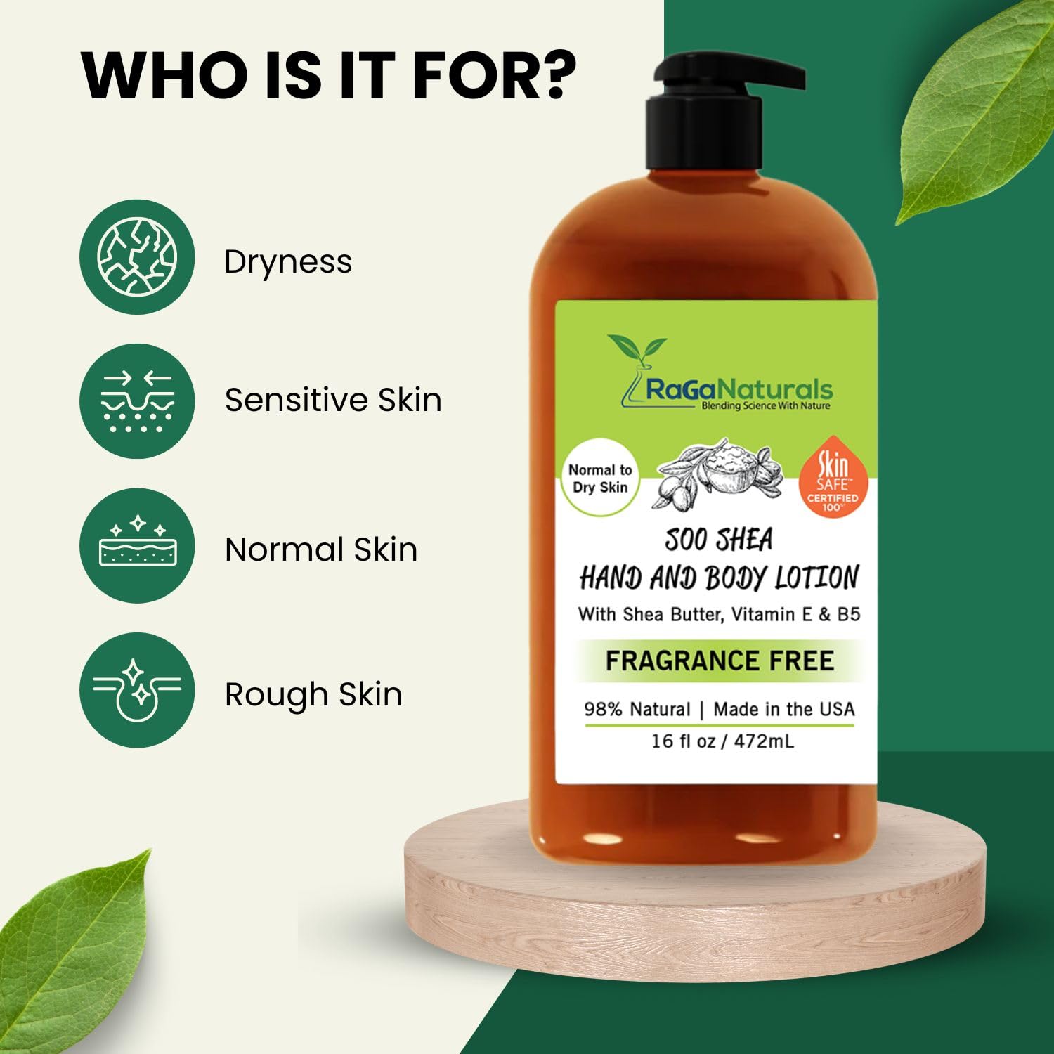 RaGaNaturals apto-toda-la-familia, adecuado para adultos, niños y bebés.