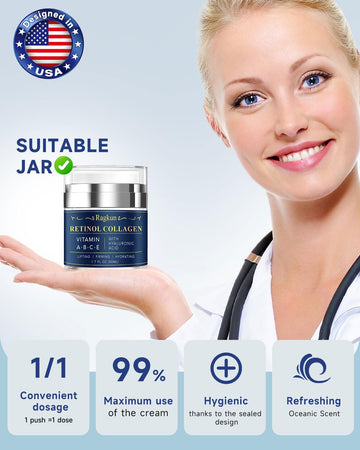 Ragkun Retinol 1Porciento hidratacion profunda para piel mas lisa