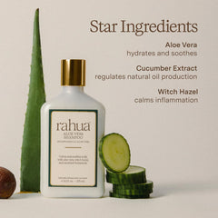 Rahua champú de aloe vera, aplicación manual, distribución uniforme para cabello limpio
