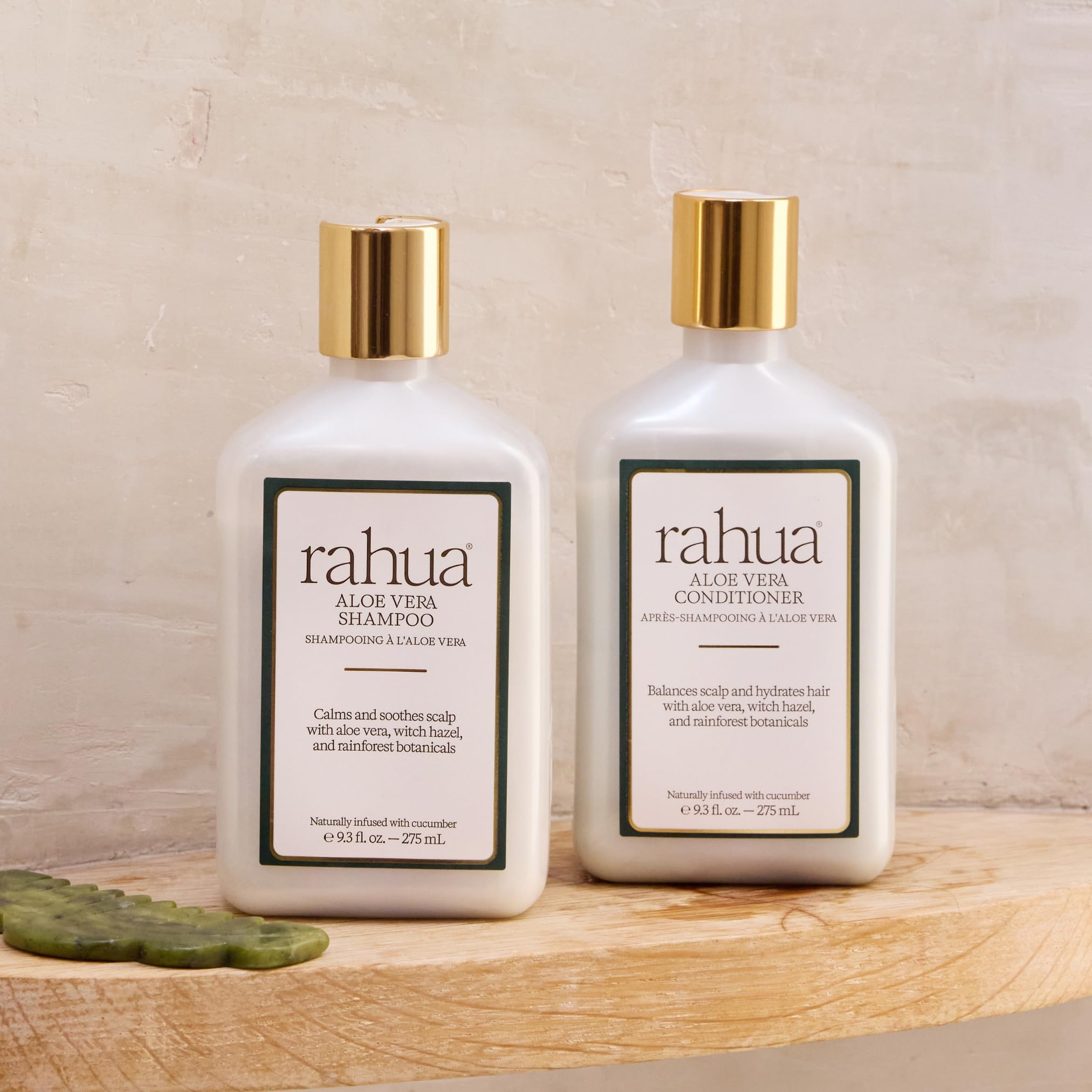 Rahua champú de aloe vera, envase sostenible, conservación de selva y cuidado responsable