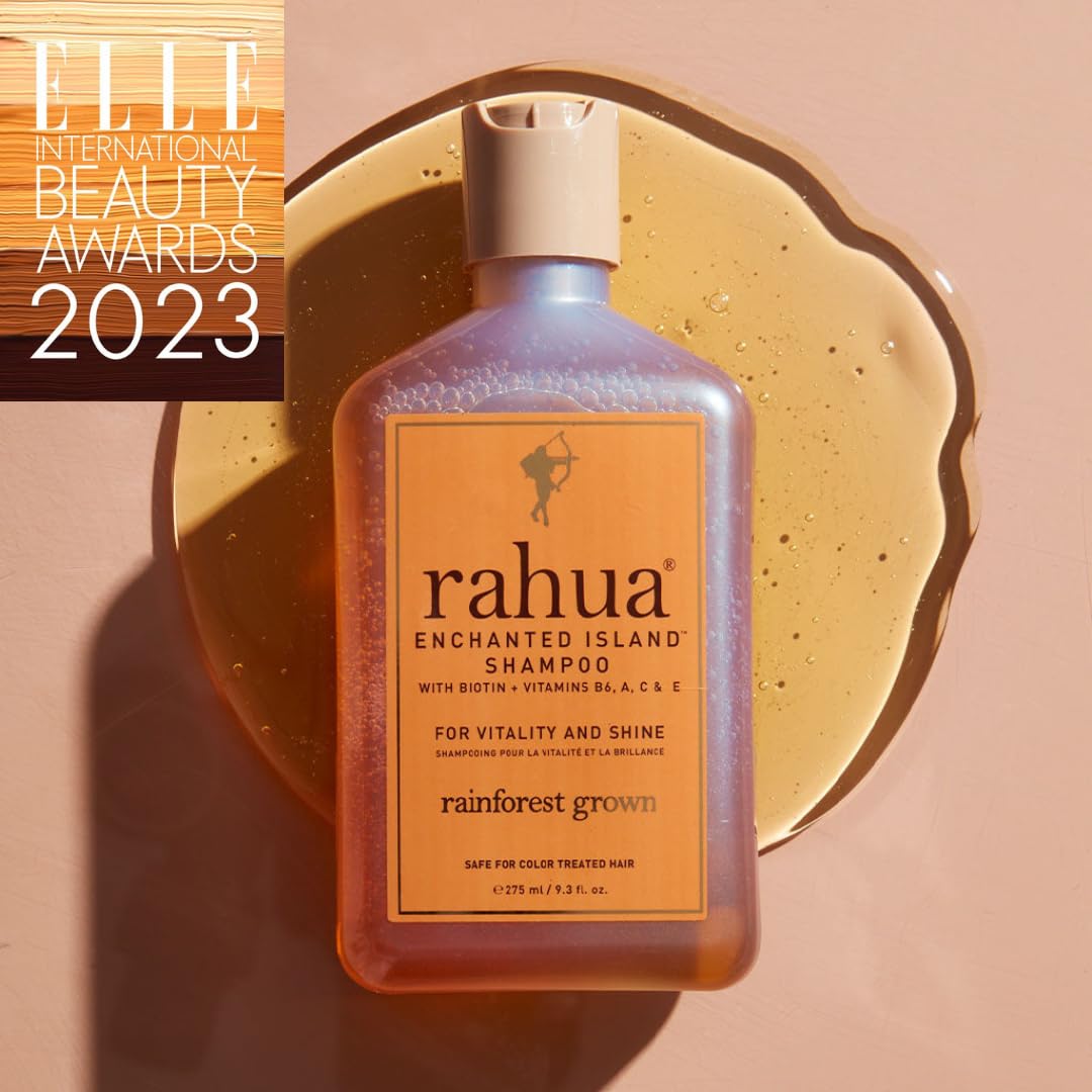 Rahua Champú Isla Encantada: ingrediente guayaba para aroma tropical y brillo.