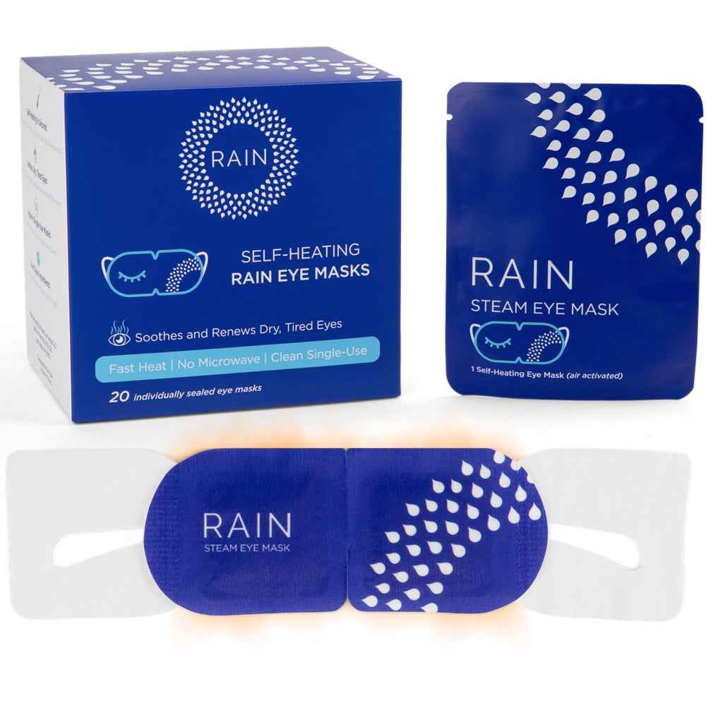 Rain uso en casa, oficina o viaje: versatilidad para cuidado ocular.