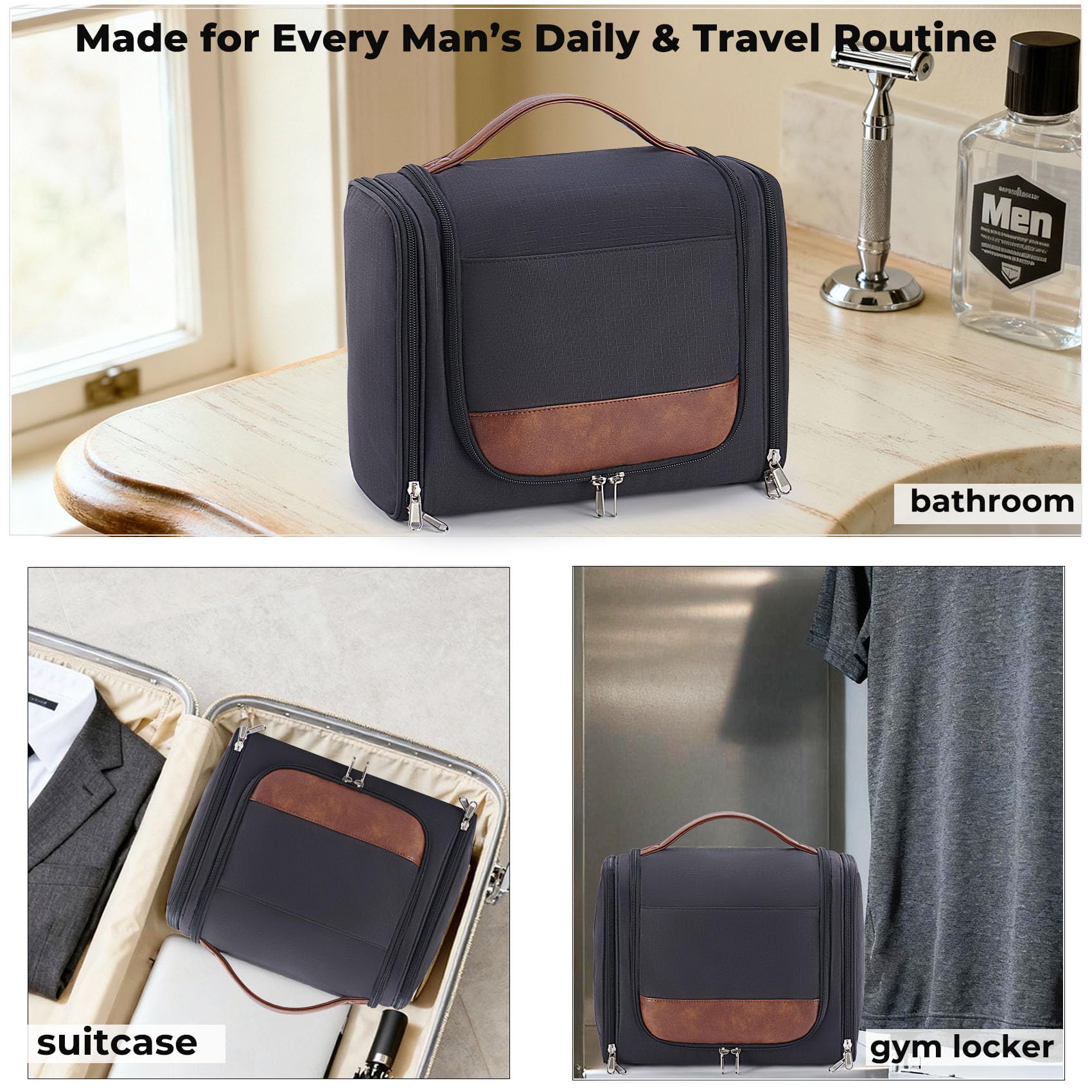 Ralnitote bolsa higiene materiales resistentes y acabado elegante.