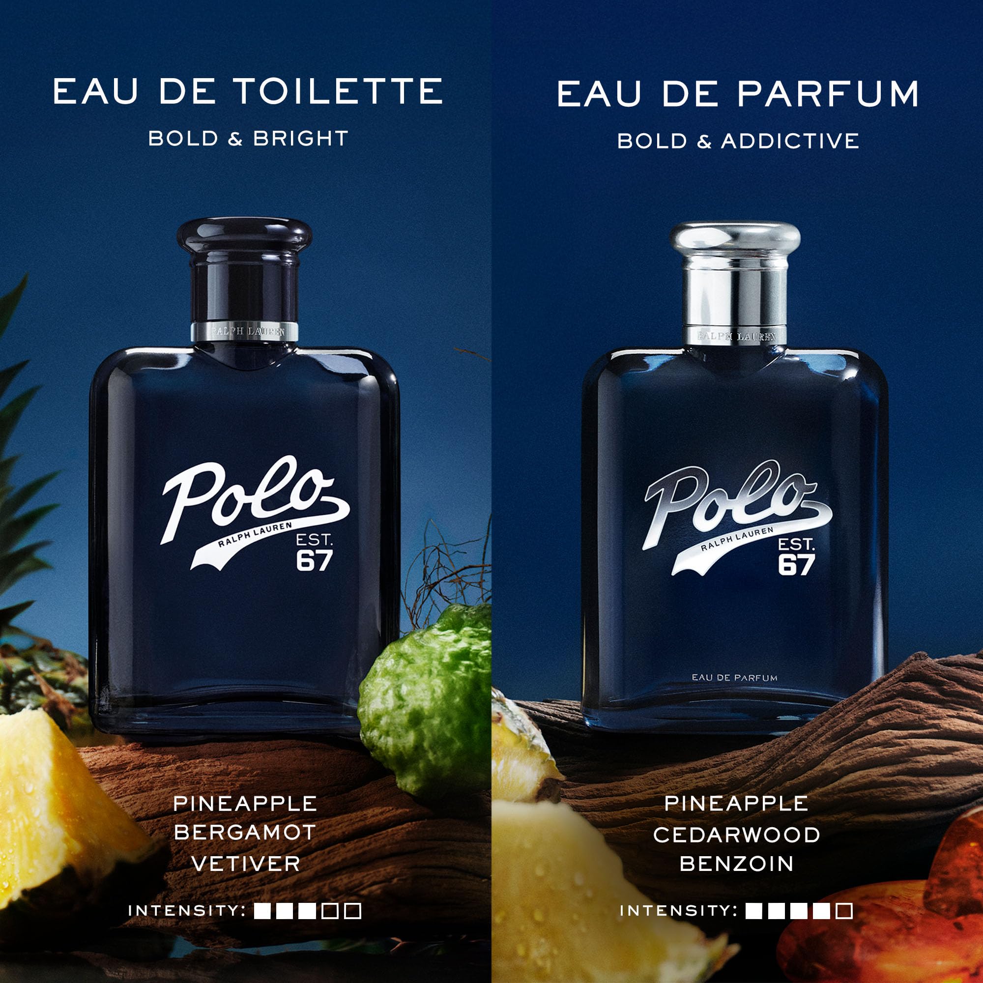 Polo 67, Ralph Lauren, caja que protege un aroma duradero.