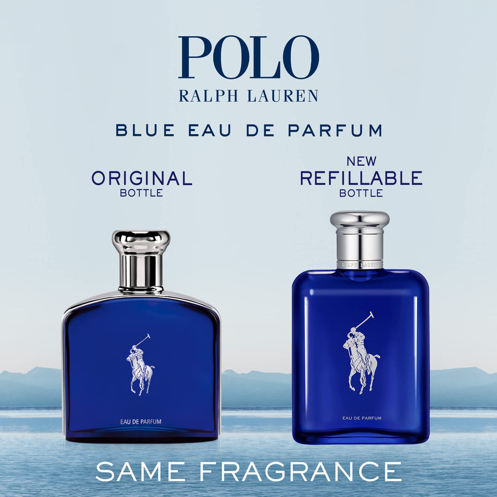 Polo Blue: empaque elegante que resalta el diseño azul cobalto