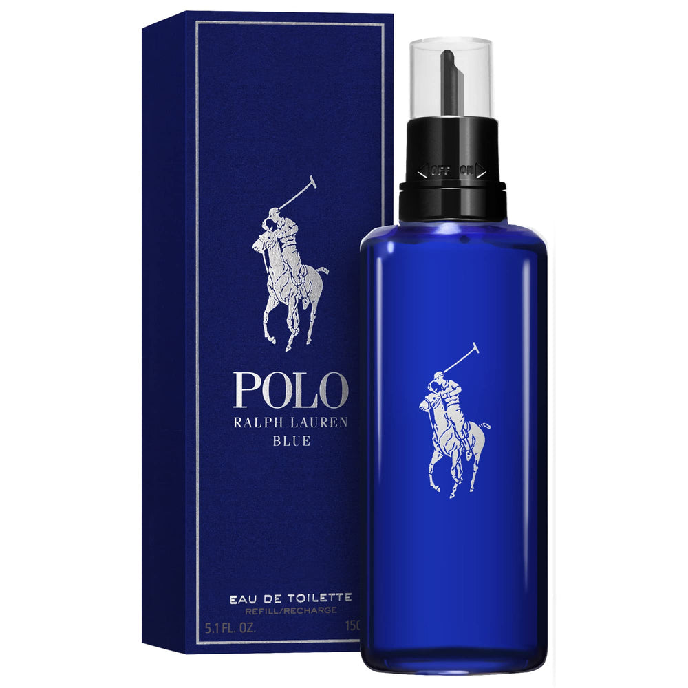 Polo Blue de Ralph Lauren Fragrances, refill, opción sostenible para mantener tu aroma favorito