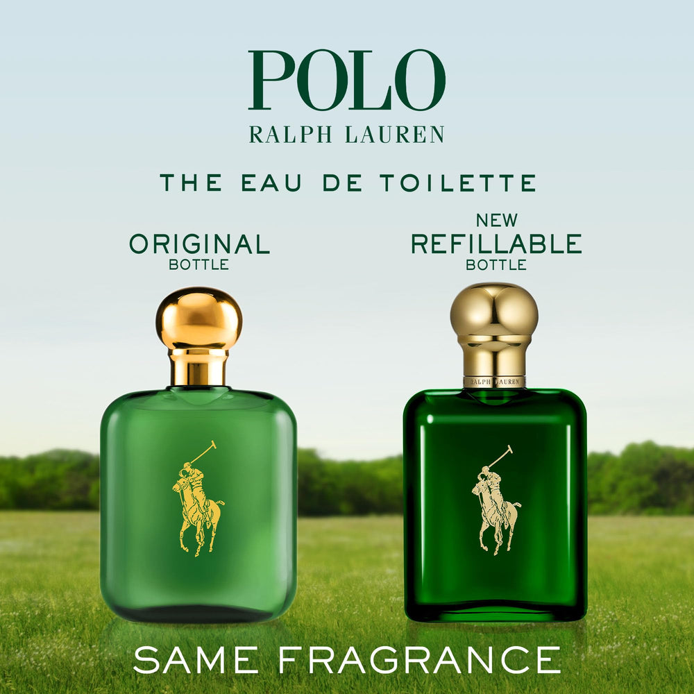 Polo de Ralph Lauren: frasco en mano invita a vestir con confianza diaria.
