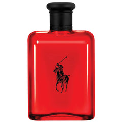 Polo Red de Ralph Lauren Fragrances, botella con curvas y acabado mate negro, declaración de estilo