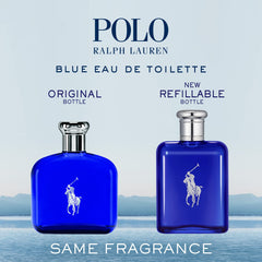 Polo Blue: notas de salvia y albahaca-verbena para un toque herbáceo.