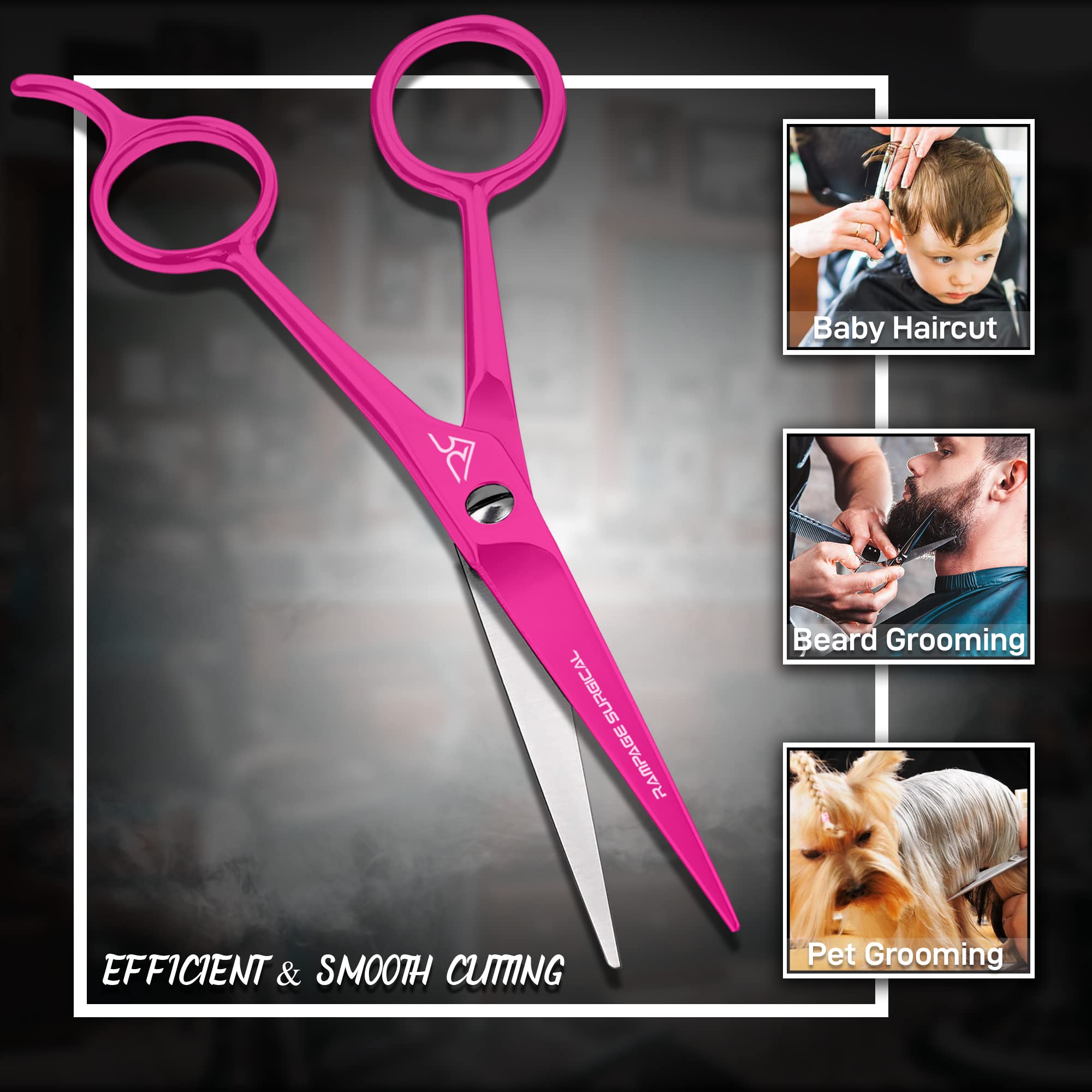 Tijeras Rampage Surgical diseño ergonómico para manejo cómodo