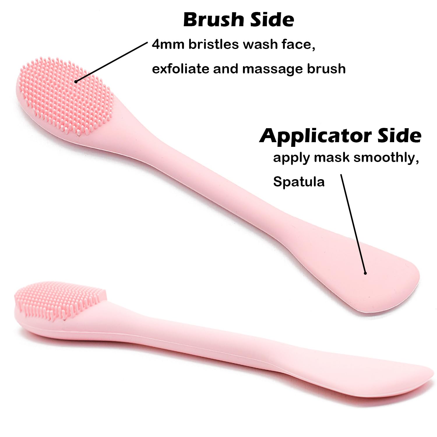 RamPula cabezal suave de silicona facilita masaje facial y exfoliación suave.