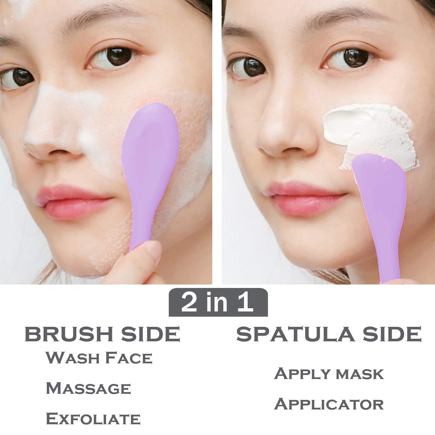 RamPula cuchara para mascarilla silicona recoge producto con precisión