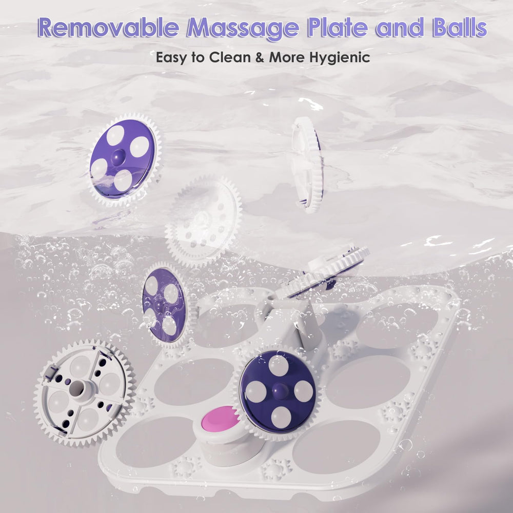 Ranjova spa para pies con base de masaje desmontable.