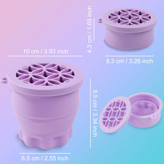 Ranphykx porta-brochas plegable para secado al aire y almacenamiento.