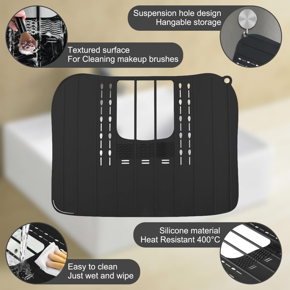 Ranphykx superficie texturizada para brochas facilita limpieza rápida