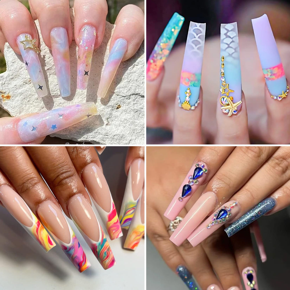 Ranrose tip cuadrado largo para formas limpias y sofisticadas.