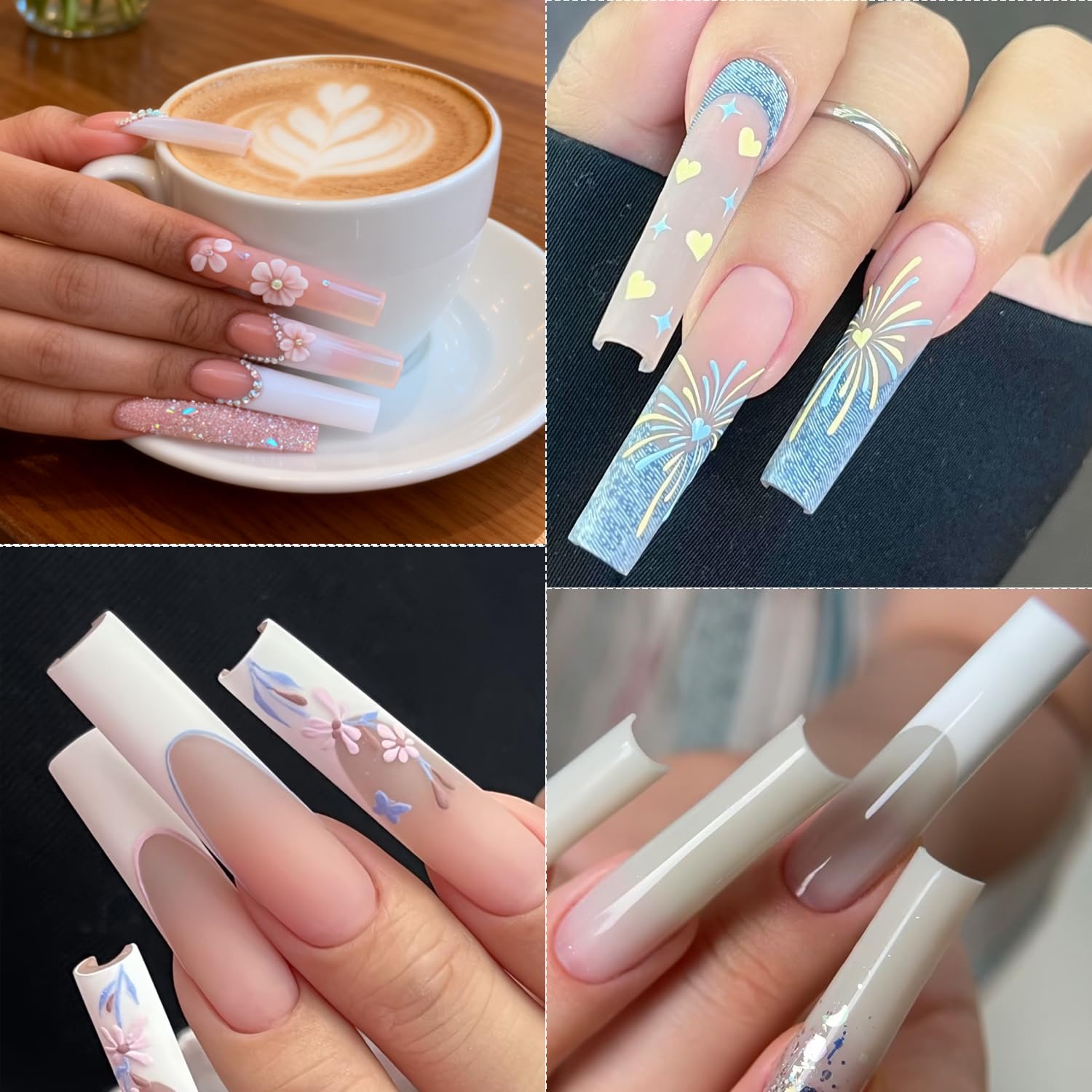 Ranrose uñas de aplicación prolongada para extensión de uñas y decoraciones duraderas.