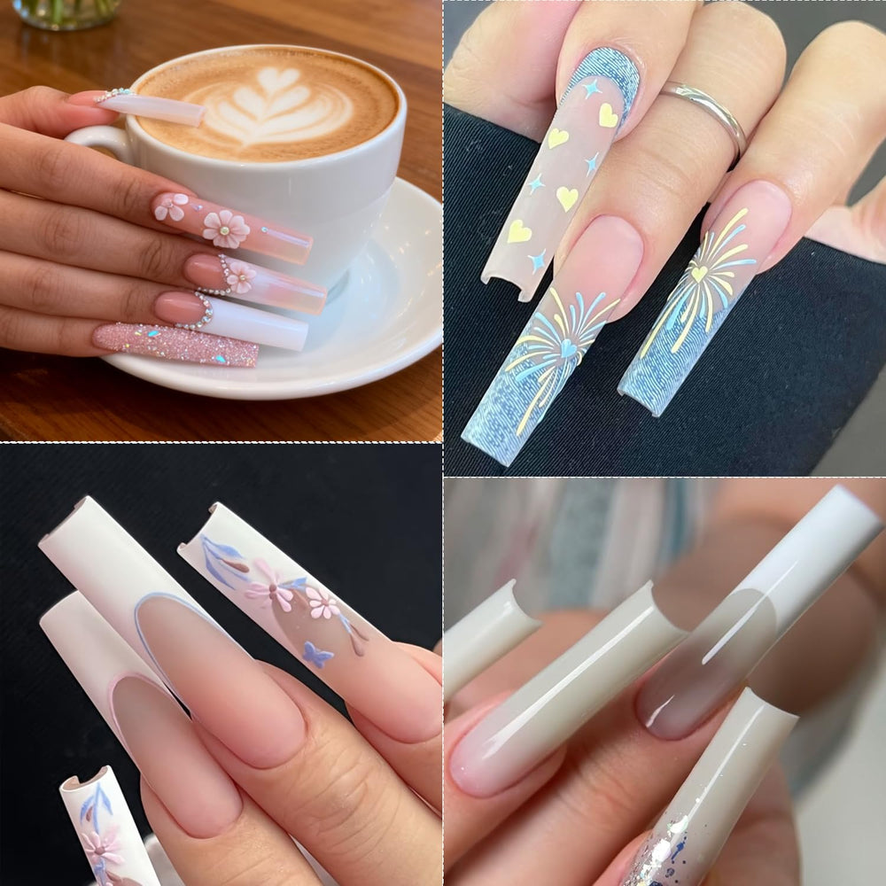 Ranrose uñas de aplicación prolongada para extensión de uñas y decoraciones duraderas.