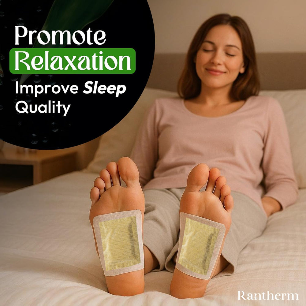 Pansements Rantherm Pieds gingembre-adhésifs pour une fixation simple et pratique.