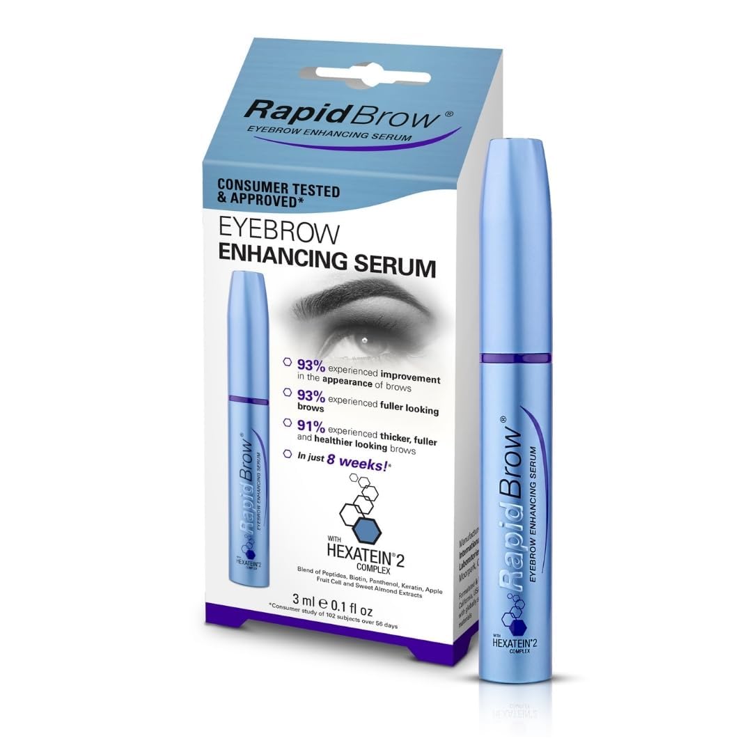 RapideBrow Applicateur Sourcils Pinceau Doux — application contrôlée pour un fini net