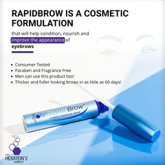 RapideBrow Hexatein 2 Complexe — formule nourrissante pour des sourcils visiblement plus soignés
