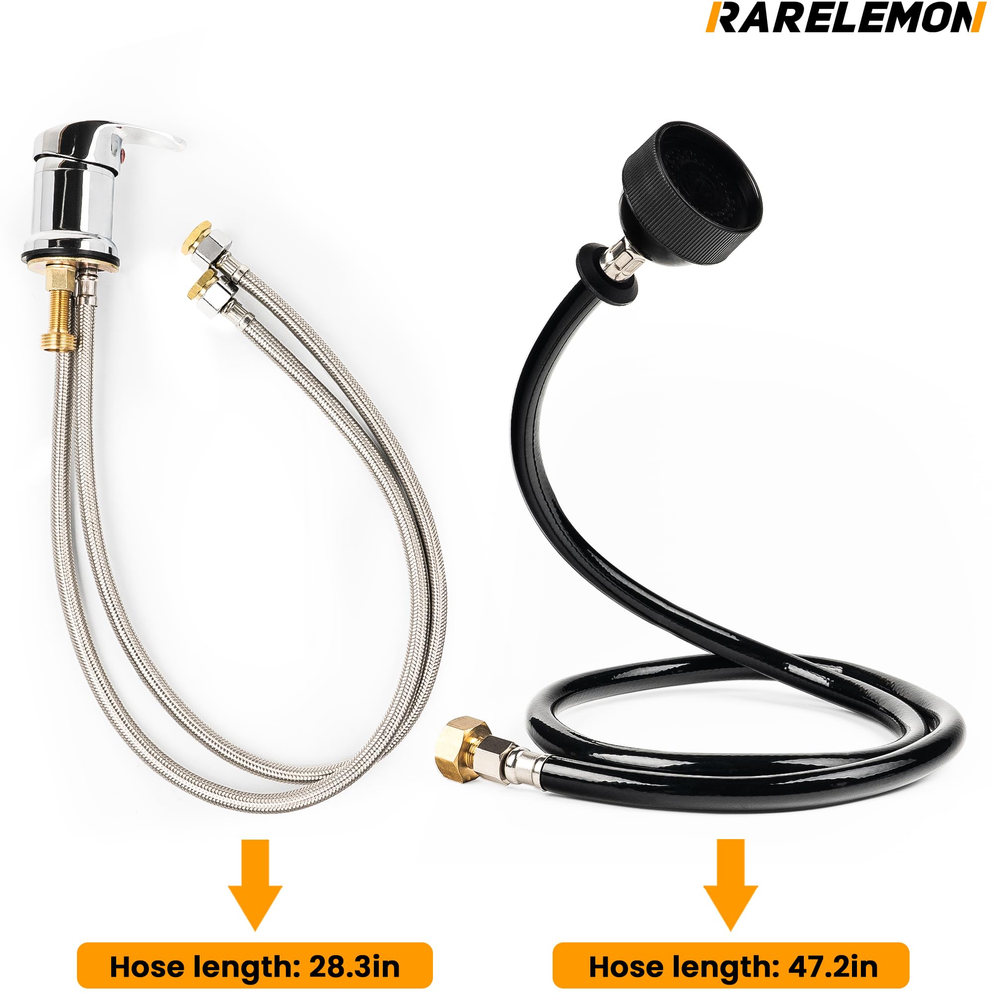 RARELEMON ensemble complet lavabo-shampoing chrome pour une installation professionnelle.