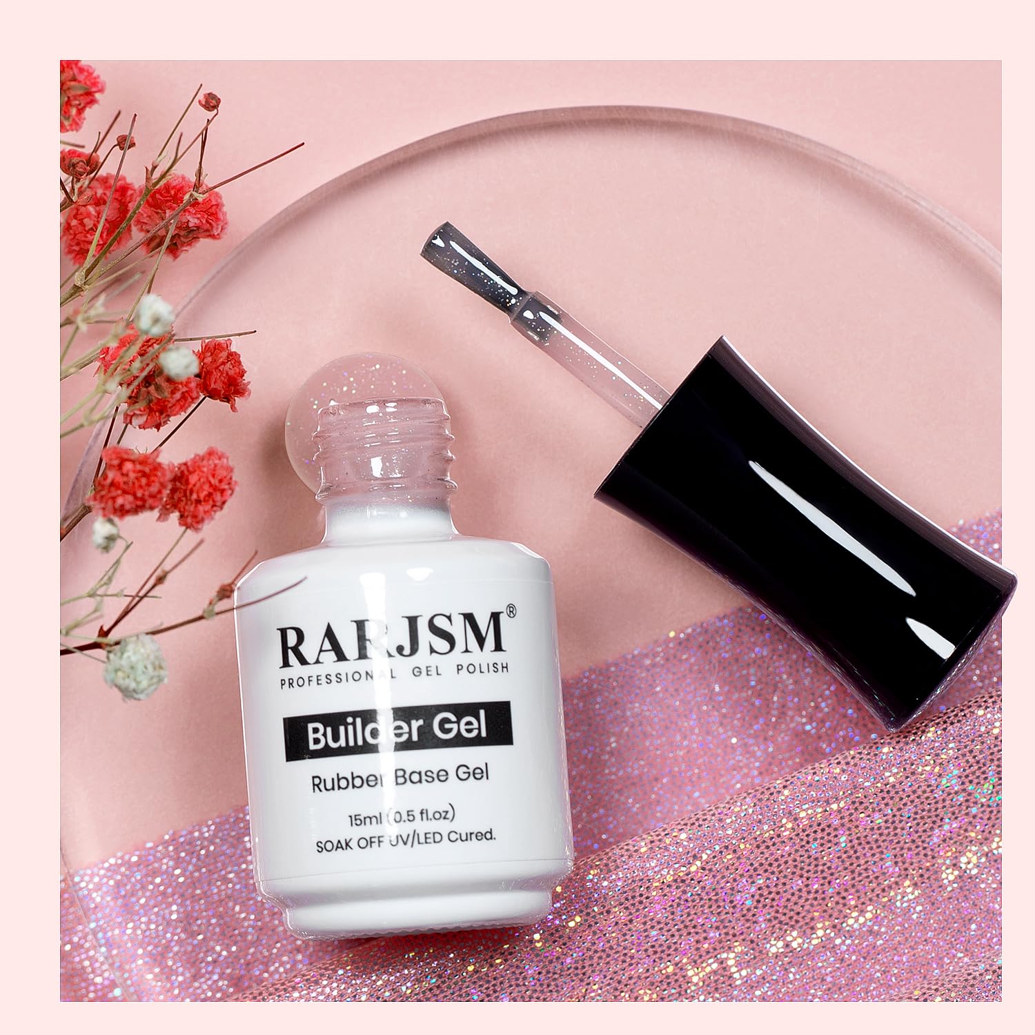 RARJSM adherencia fuerte de la base para manicura duradera.