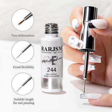Capacidad de 8 ml para múltiples sesiones de arte en uñas