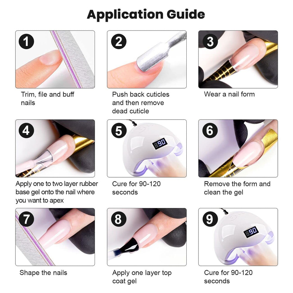 RARJSM base gel para manicura con acabado brillante y tono rosado natural.