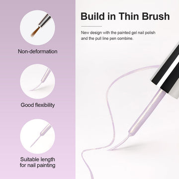 RARJSM gel perlado ofrece brillo y profundidad para manicura profesional.