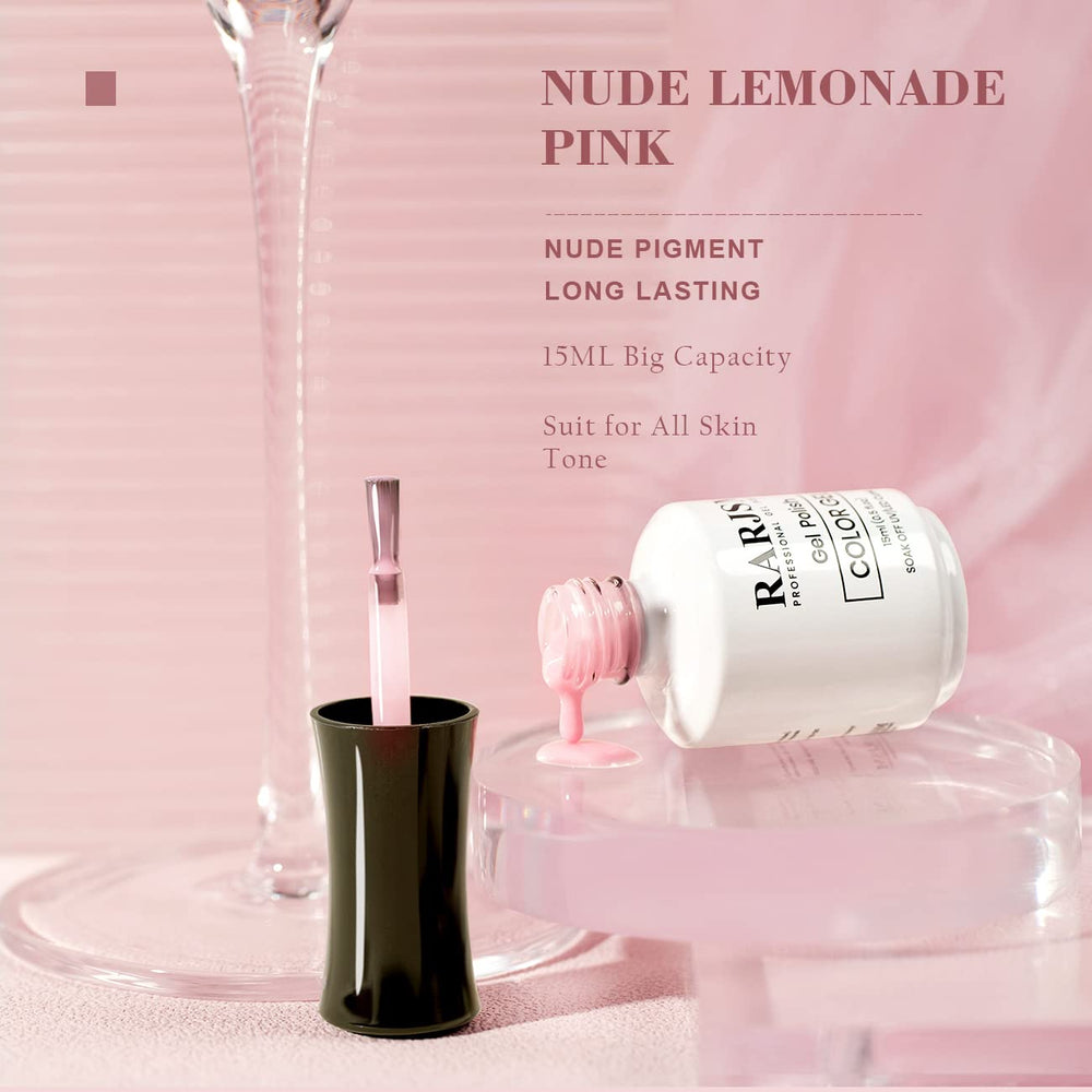 RARJSM Capa sutil nude para un efecto translúcido elegante.