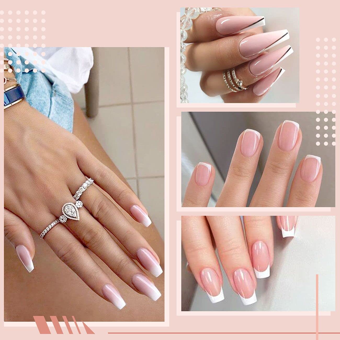 RARJSM envase 15ml gel uñas; mayor cantidad para mani completas