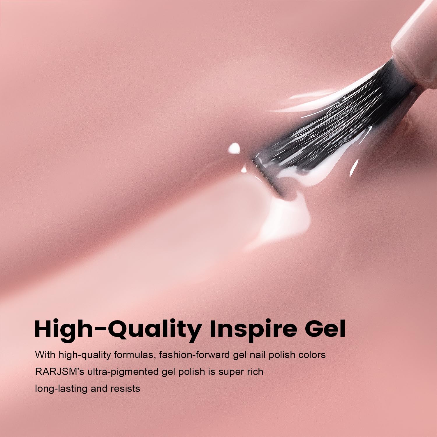 Aplicación casera con esmalte gel RARJSM para manicura en casa