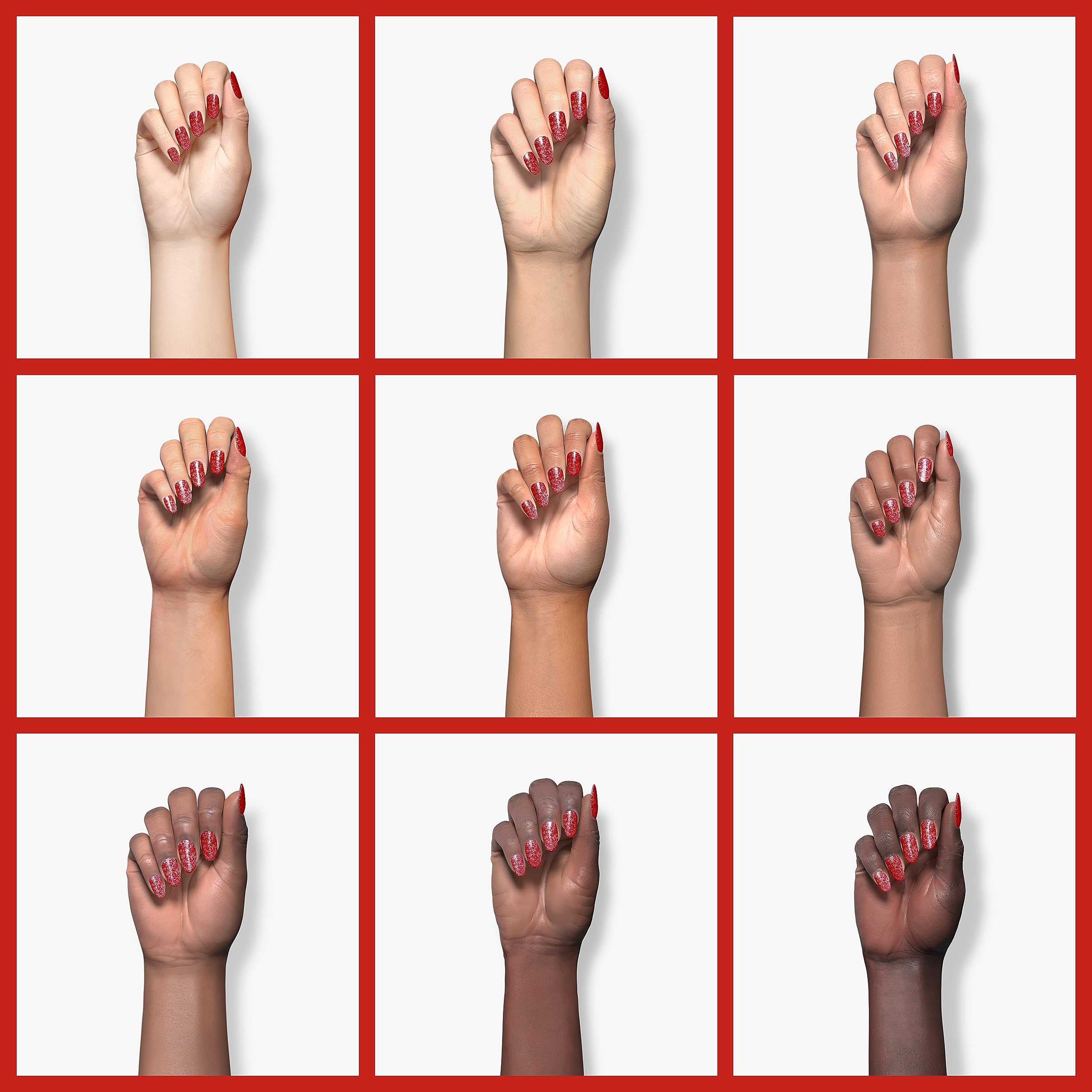 RARJSM Esmalte gel para arte de uñas con brillo llamativo