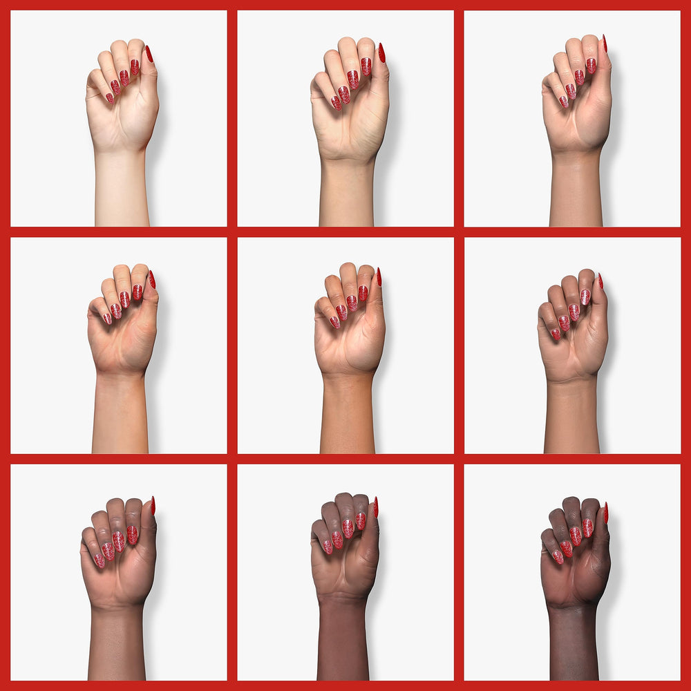 RARJSM Esmalte gel para arte de uñas con brillo llamativo