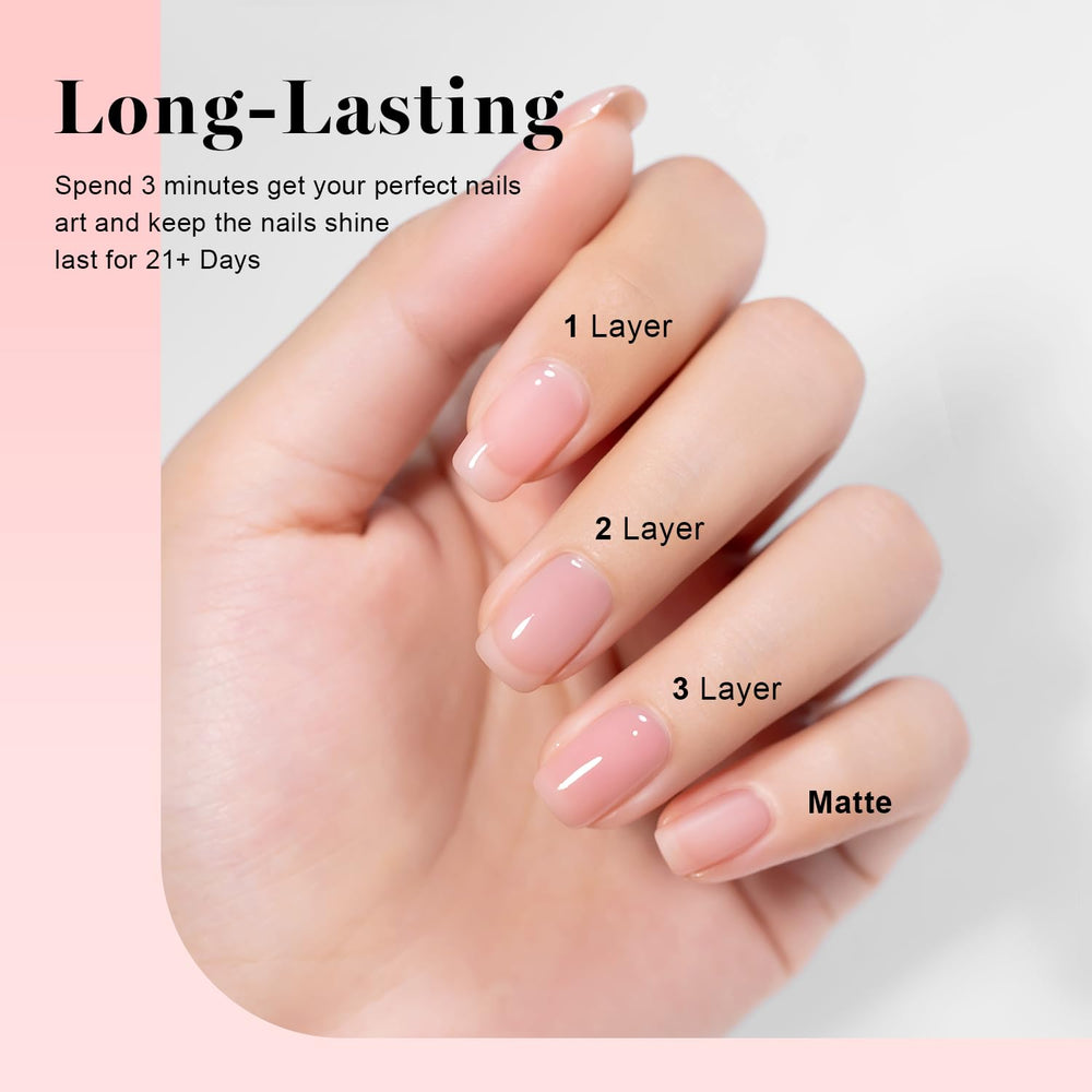 RARJSM esmalte nude, aplicación suave y duradera