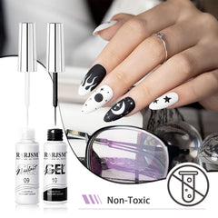 Gel art de uñas de RARJSM para dibujar flores y líneas
