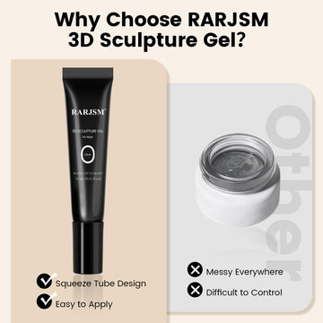 RARJSM gel 3D, aplicación sencilla y resultados consistentes.