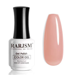 RARJSM Gel Uñas Rosa Translúcido: acabado suave para uso diario.