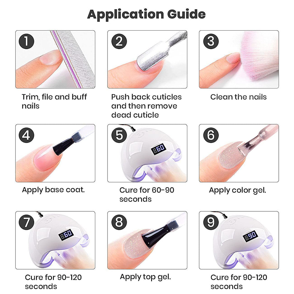 Rarjsm muestra tono piel en uñas para ver resultados de color.